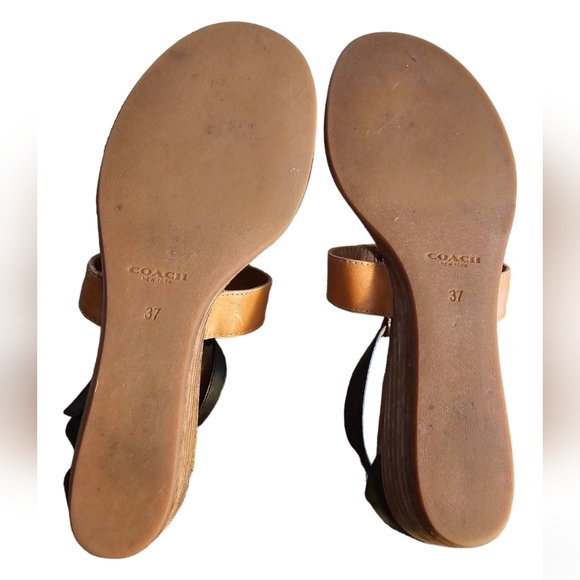 EUC | Coach New York | Sandal Ankle Strap Thong | INES ITL | Size: 7B - Picture 4 of 12